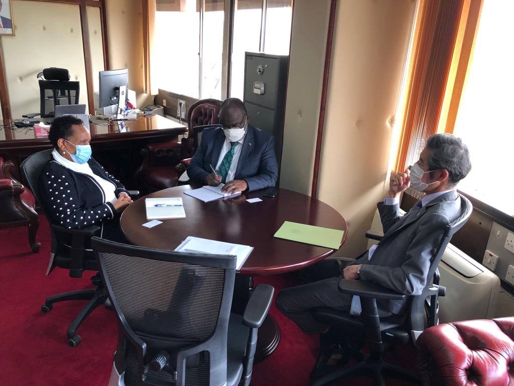 2-OKANIWA courtesy call on Ruth Kagia