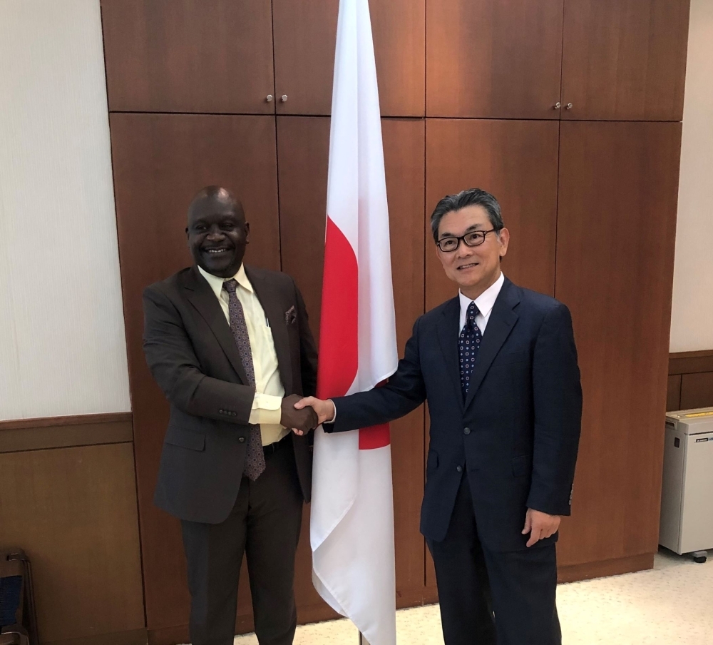 Ambassador Matsuura receives courtesy call by Hon. Maurice Kakai Bisau, Member of Parliament for Kiminini (6th March 2025)