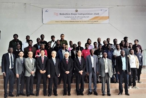  Mr. Ogihara, Chargé d'Affaires a.i.,attends the opening ceremony of the “ROBOTICS DOJO COMPETITION 2025” hosted by JKUAT  (8th October 2025)