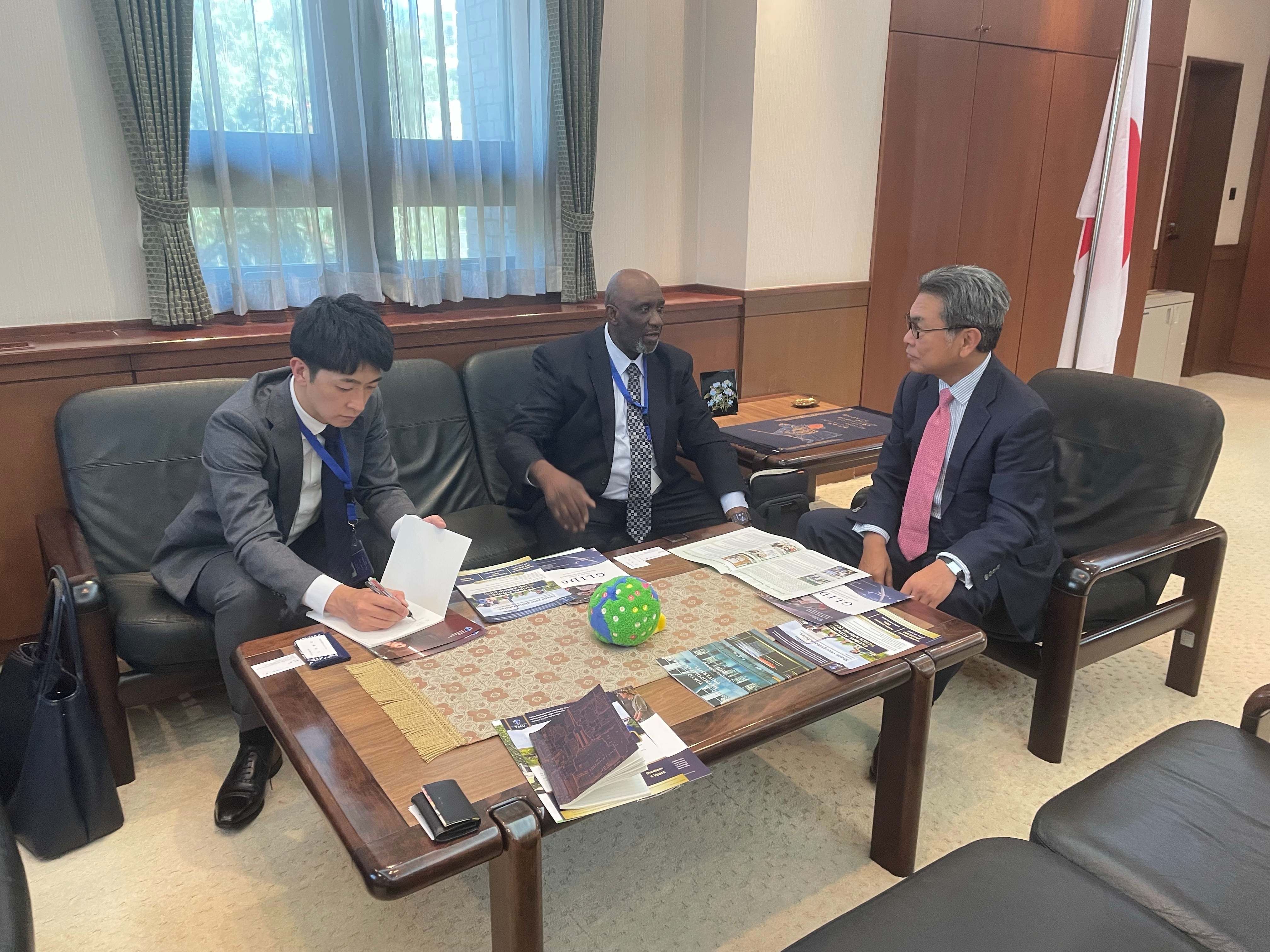  Courtesy call by Dr. Oussouby SACKO on H.E. Ambassador MATSUURA Hiroshi   (13th August 2026)